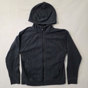 Fabletics Athletic Hoodie Mens Large Black Full Zip Workout Gym Jacket